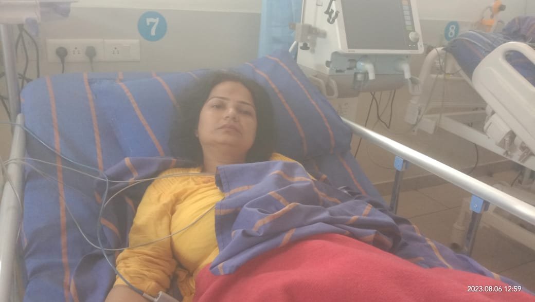 ਐਕਟੀਵਾ ਅਤੇ ਮੋਟਰ ਸਾਇਕਲ ਵਿਚਕਾਰ ਟਕੱਰ