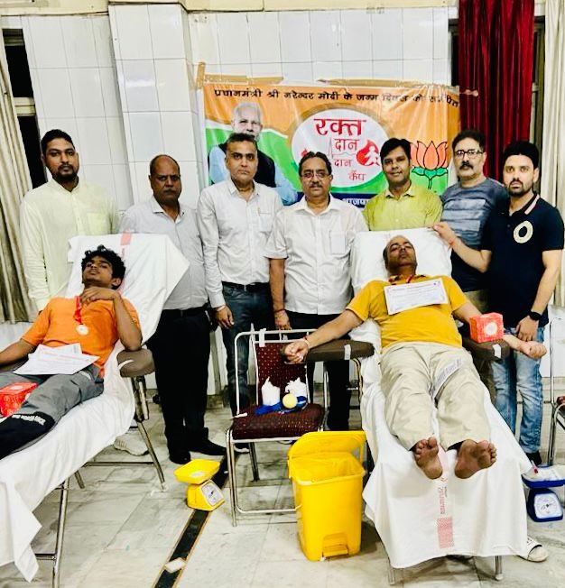 *भाजपा ने जनसेवा कर समर्पण दिवस के रूप में मनाया प्रधानमंत्री नरेंद्र मोदी का जन्म दिवस:राकेश राठौर*