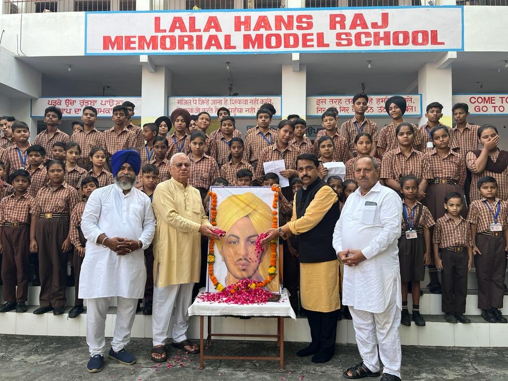 *भगत सिंह जी का देश के प्रति त्याग,तपस्या और बलिदान को भारतवासी युगो-युगो तक कभी भुला नहीं सकते:किशन लाल शर्मा*