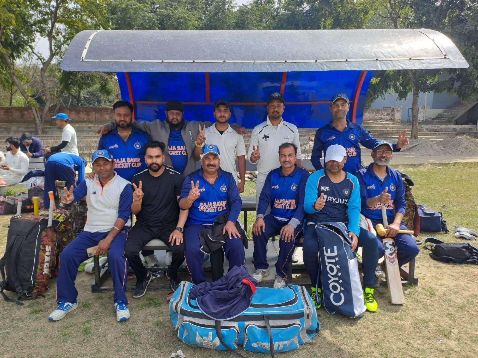 RSCC won the match by 6 wickets or man of the match mr subash