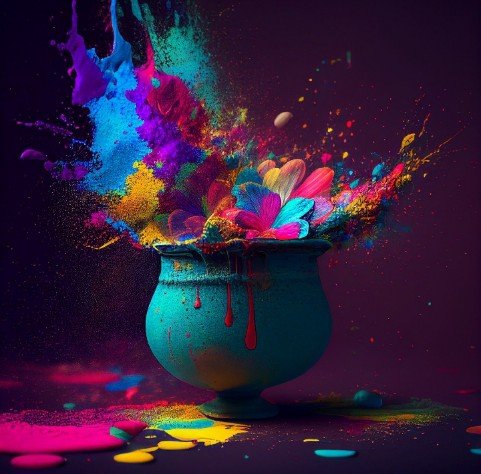 होली का आरंभ !! 