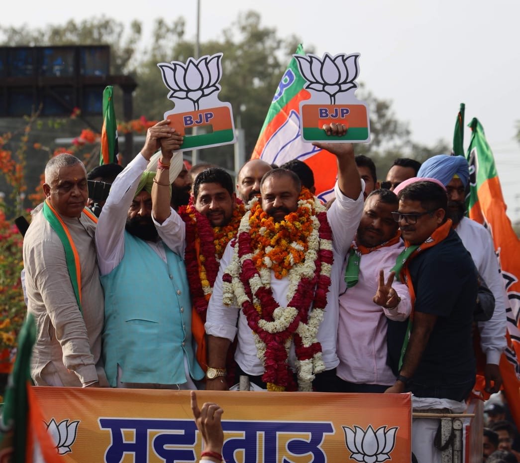 जिला भाजपा ने सांसद सुशील रिंकू और एमएलए शीतल अंगुराल के पार्टी ज्वाइन करने के बाद जालंधर आगमन पर भव्य रोड शो 