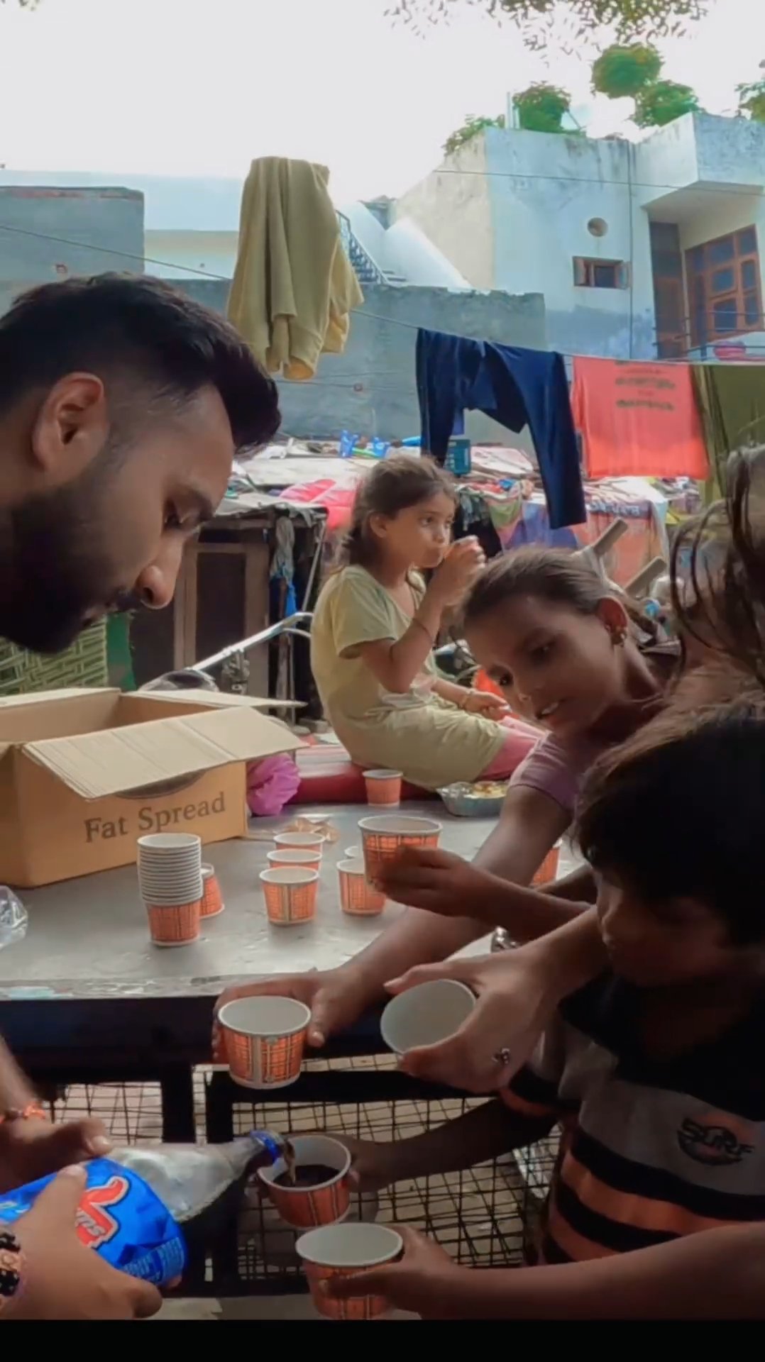 Sharing Is Caring - Abhistagram Served Food And Planting Trees 