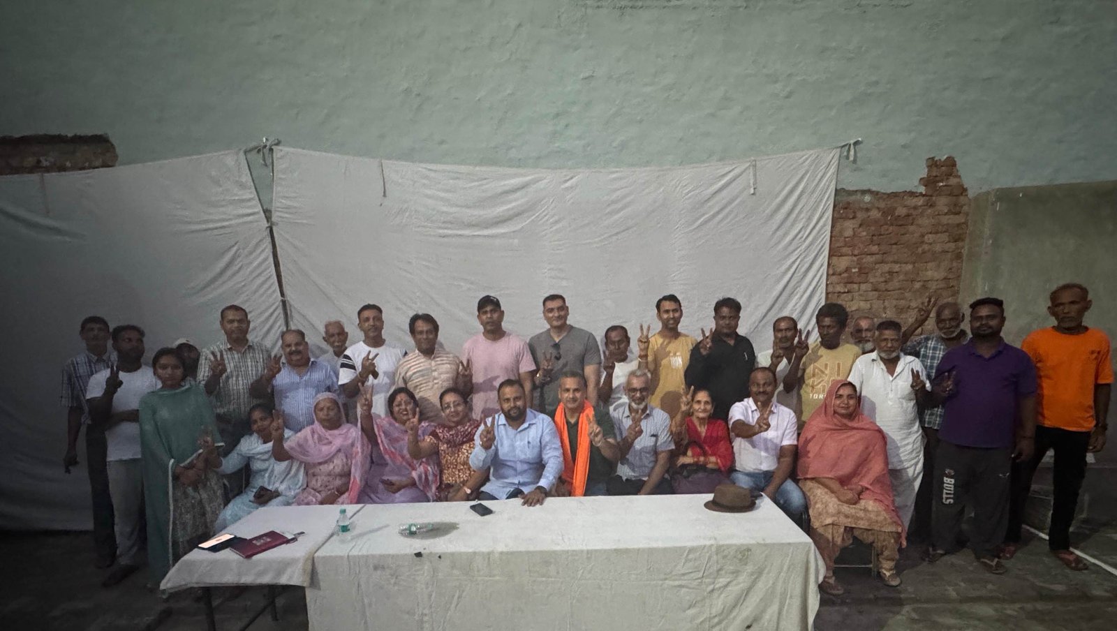 कैंट  विधानासभा के जंडियाला मे निर्विरोध चुने पंच सुरेंद्र मेहम 