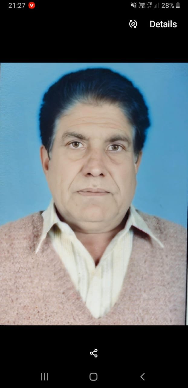  ਕੋਂਸਲਰ ਪਤੀ ਚਰਨਜੀਤ ਬੱਧਣ ਜੀ (ਪ੍ਰੇਮ ਮੈਟਲ ਵਰਕਸ) ਦੇ ਪਿਤਾ ਸ਼੍ਰੀ ਪ੍ਰੇਮ ਲਾਲ ਬੱਧਣ ਦਾ ਦੇਹਾਂਤ ।