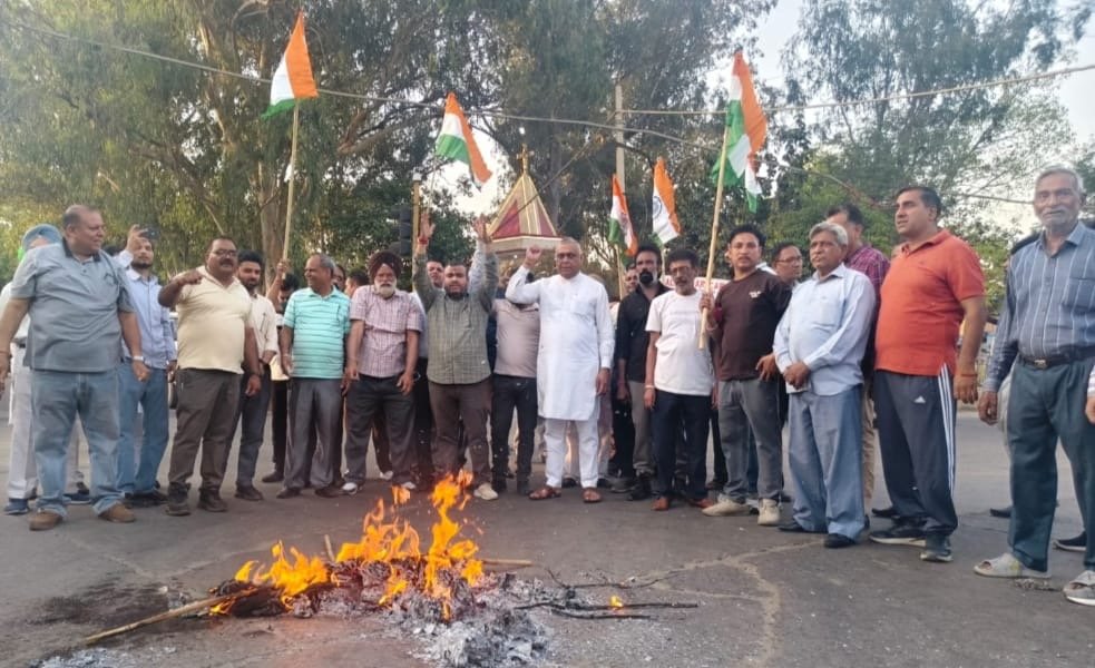 जालंधर भाजपा शहरी द्वारा पहलगांव में निर्दोष पर्यटकों पर आतंकवादी हमले के खिलाफ़ मंडल स्तर पर किया रोष प्रदर्शन