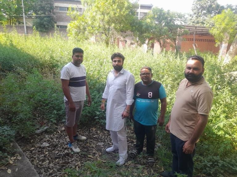 ਵਾਰਡ ਨੰਬਰ 85 ਦੇ ਜਿੰਦਾ ਪਿੰਡ ਸ਼ਮਸ਼ਾਨ ਘਾਟ ਹਾਲਤ ਖਸਤਾ ਹੈ ਭੰਗ ਬੂਟੀ ਦਸ ਦਸ ਫੁੱਟ ਹੋਈ ਪਈ ਹੈ: ਯੁਵਾ ਕਾਂਗਰਸ ਨੇਤਾ ਅਨਮੋਲ ਕਾਲੀਆ