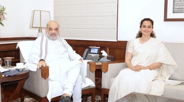 BJP सांसद रनौत ने की अमित शाह से मुलाकात  भीषण बारिश और बाढ़ के कारण हिमाचल में हुई तबाही के बारे में दी जानकारी  पढ़ें पूरी खबर 