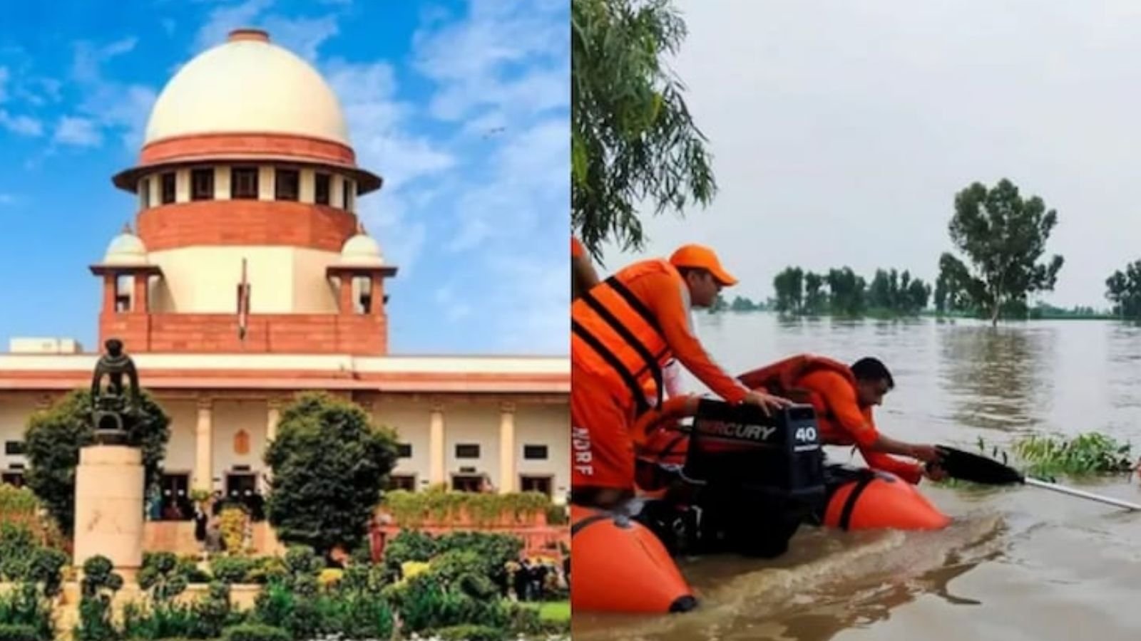 सुप्रीम कोर्ट ने बाढ़ के हालात पर जताई चिंता, पंजाब इन राज्यों को भेजा नोटिस