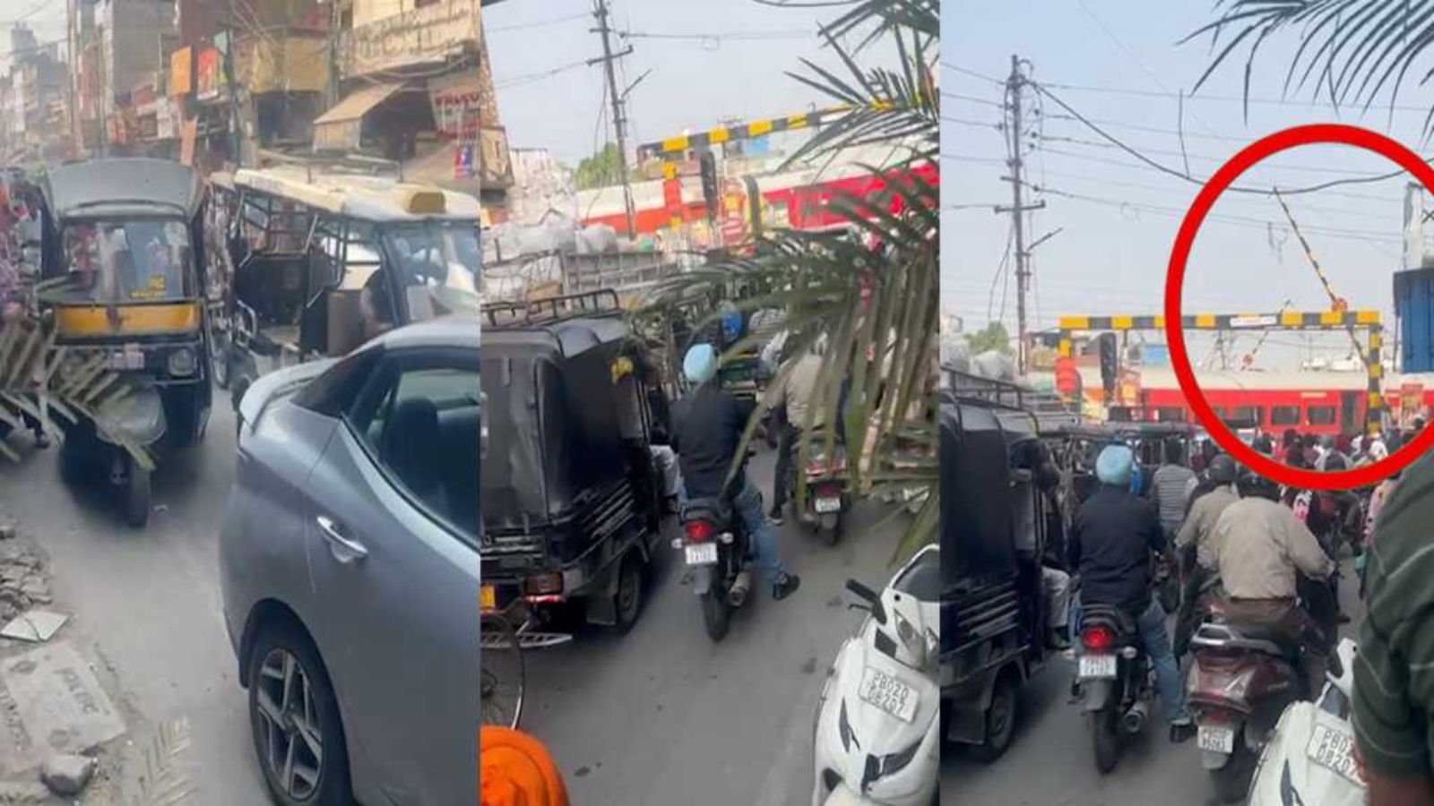 अमृतसर में बड़ा बादसा होने से टला! खुले फाटक पर आ गई तेज रफ्तार ट्रेन, देखें Video