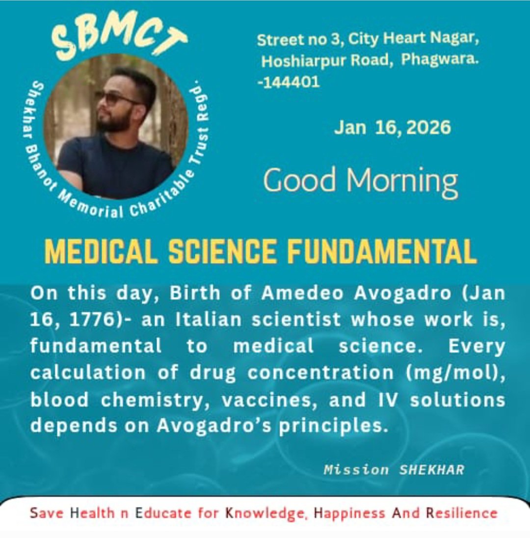 Modern medicine cannot function without  foundation of chemical measurement.