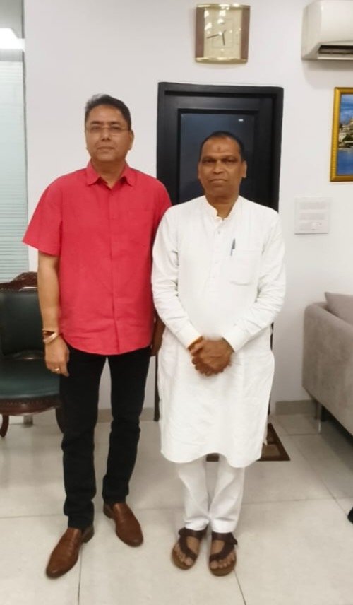 जगदीश समराय (दलित नेता), ने की अमन अरोड़ा ,आप प्रधान और कैबिनेट मंत्री से विशेष मुलाकात,