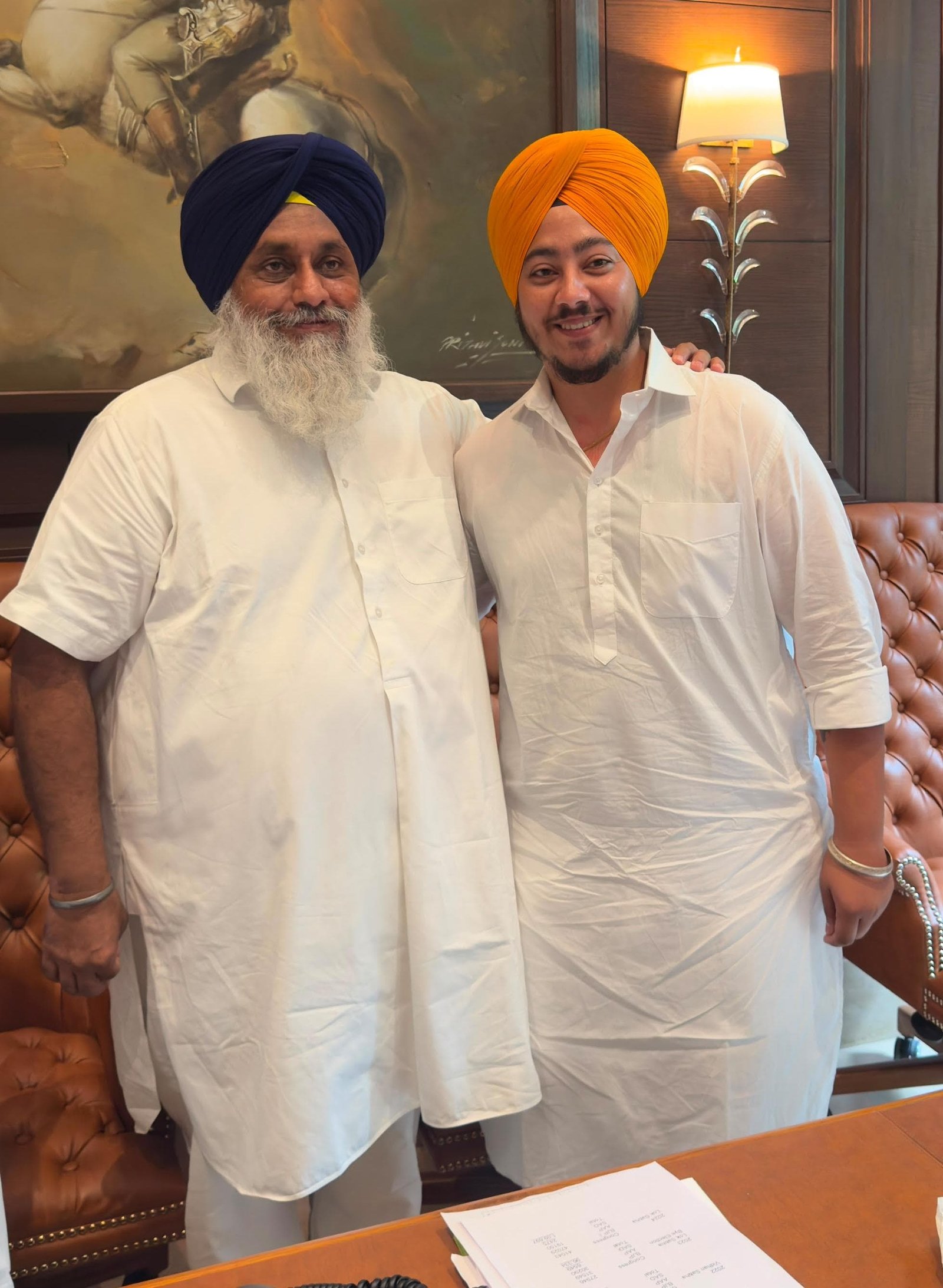 ਗੁਰਸੇਵਕ ਸਿੰਘ ਗਿੱਲ ਹੀਰਾ ਸ਼੍ਰੋਮਣੀ ਅਕਾਲੀ ਦਲ ਬਾਦਲ ਦੇ ਪ੍ਰਧਾਨ ਸਰਦਾਰ ਸੁਖਬੀਰ ਸਿੰਘ ਬਾਦਲ ਉਹਨਾਂ ਨੂੰ ਚੰਡੀਗੜ੍ਹ ਵਿਖੇ ਮਿਲੇ ।